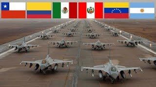 Las 10 Fuerzas Aereas mas Poderosas de Latinoamerica 2017 [upl. by Verine38]