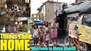 Living in Extreme Poverty in Manila Philippines Travel to the SLUMS of th Philippines Filipinos [upl. by Assiral]