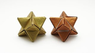 ORIGAMI TRIAKIS OCTAHEDRON Jo Nakashima [upl. by Ellora]