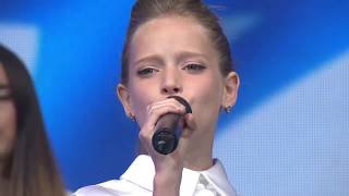 Israeli children sing Hatikvah  national anthem of Israel song the hope songs hebrew jewish music [upl. by Laforge505]