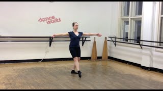 Piqué Exercise Ballet Class Tutorial beginner  intermediate level [upl. by Llenrev]