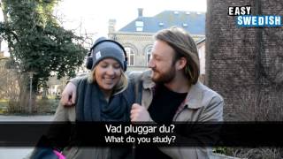 Easy Swedish 2  What do you study [upl. by Essinger]