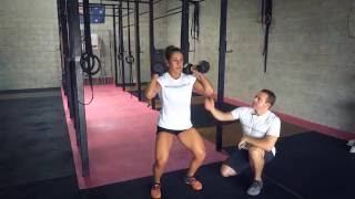 Dumbbell Clean And Jerk Exercisescomau [upl. by Neelie]