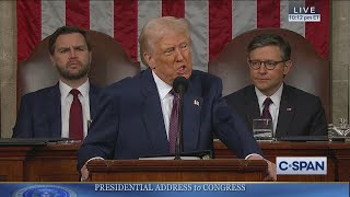 President Trump Addresses Joint Session of Congress [upl. by Etnauq353]