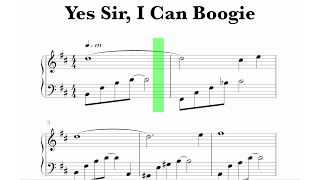 Baccara  Yes Sir I Can Boogie Sheet Music [upl. by Gent]