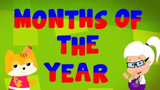 Months Of The Year Song  Kids Songs For Children  Nursery Rhymes [upl. by Napra38]