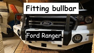 Fitting Ironman Bullbar  Ford Ranger PX III  DIY Install [upl. by Ilagam]