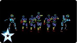 Electro Techno Dance Act  Light Balance  Britains Got Talent 2014 [upl. by Raval]