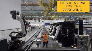 How Boeing Tests the Wing Spars of the 777X [upl. by Ahseile]