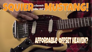 Fender Squier Classic Vibe 60s Mustang Review [upl. by Atinoj]