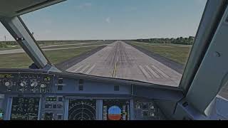 Fenix A320 KCLT Visual APP [upl. by Arytal662]