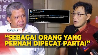 Fahri Hamzah Komentari Pemecatan Budiman Sudjatmiko dari PDIP [upl. by Quar]