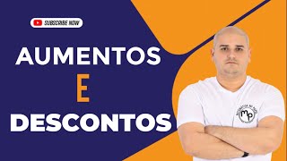 Porcentagem aumentos e descontos [upl. by Anastase]