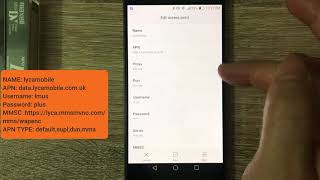 Lycamobile UK APN Settings for Android  2020 Fast 4G internet Setting [upl. by Nikolia]