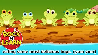 Five Little Speckled Frogs  With Lyrics [upl. by Hermia]