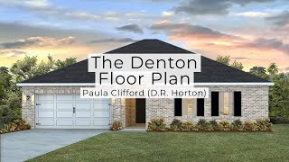 The Denton Floor Plan  DR Horton [upl. by Aivart]