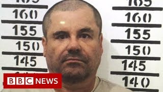 El Chapo Rare prison video emerges  BBC News [upl. by Ekaterina]