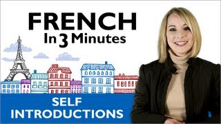 Learn French  How to Introduce Yourself in French [upl. by Negiam]