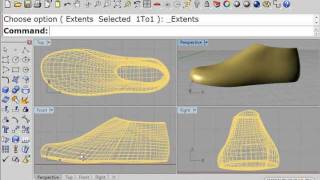 Model the sole of a shoe Part 1 [upl. by Kiki]