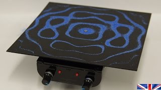 Cymatics Wave Generator Demonstration [upl. by Yrot]