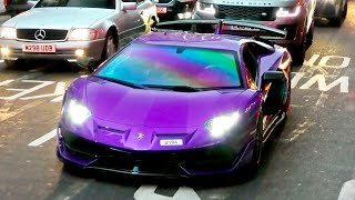 Best of Lamborghini Aventador SVJ  Sound Accelerations unique specs [upl. by Richie]