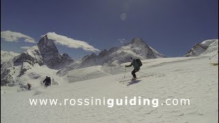 Skitour Haute Route ChamonixZermatt [upl. by Ahsauqal693]