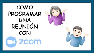 Como CREAR una REUNION en ZOOM PC TUTORIAL [upl. by Juana874]