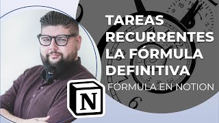 TAREAS RECURRENTES en NOTION  LA FÓRMULA DEFINITIVA [upl. by Musihc]