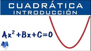 Ecuación cuadrática  Introducción [upl. by Wernher]