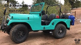 1965 Jeep CJ5 Restoration Full Video [upl. by Appolonia]