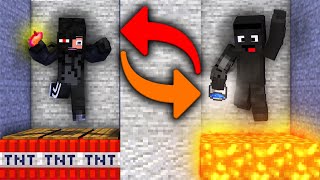 KUBIR vs TOBIASZ minecraft death swap [upl. by Hadeehsar]