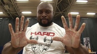 Mark Felix Biggest Hands In the WORLD  Mark Felix  Strongman  Shorts [upl. by Froemming]