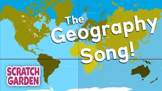 The Geography Song  Globe vs Map Song  Scratch Garden [upl. by Yekcin]