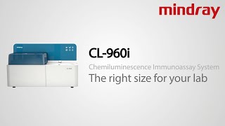 Mindray CL960i Chemiluminescence Immunoassay Analyzer [upl. by Darian]