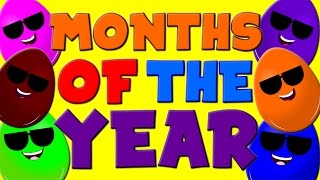 Months of the Year Song  12 Months of the Year  Nursery Rhymes  Kids Songs  Childrens Video [upl. by Rycca]