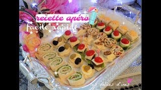 Recette APERO DINATOIRE Idée buffet Apéritif [upl. by Ahsaei]