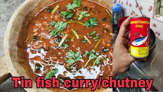 Easy Tin Fish Recipes Canned Mackerel Recipe Tin fish Chutney or Curry in 10 mins [upl. by Gerdy806]