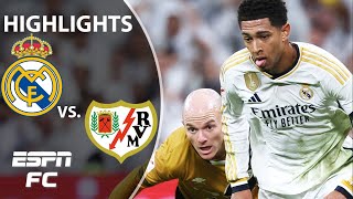 Real Madrid vs Rayo Vallecano  LALIGA Highlights  ESPN FC [upl. by Barcot]