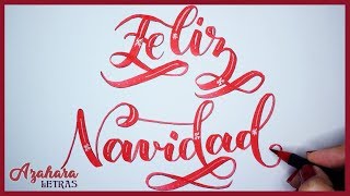 Lettering de Navidad [upl. by Rollins]