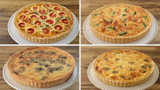 How to Make a Quiche – 4 Easy Recipes [upl. by Aititil280]