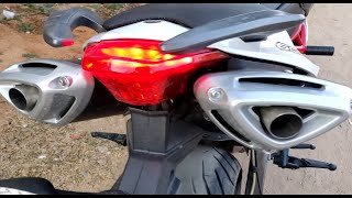 Benelli 600i exhaust sound  stock exhaust vs ixil exhaust [upl. by Evered]