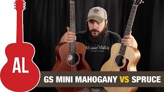 Taylor GS Mini Mahogany vs Spruce  Can you hear the difference [upl. by Akinoj]