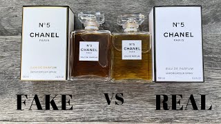 Fake vs Real Chanel No 5 Perfume 100 ML [upl. by Luce]