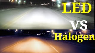 Best Headlights LED vs Halogen [upl. by Nicolais15]