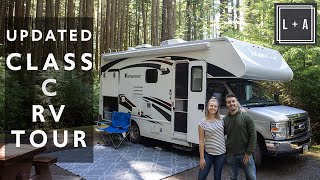 Our Class C RV Tour PACKED and LOADED for Full Time RV Living [upl. by Medina]