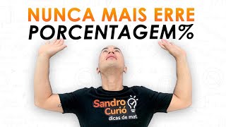 Fácil e Rápido  APRENDA PORCENTAGEM EM 8 MINUTOS [upl. by Ardnaz233]