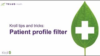 Kroll tips and tricks patient profile filter [upl. by Aihsenek103]