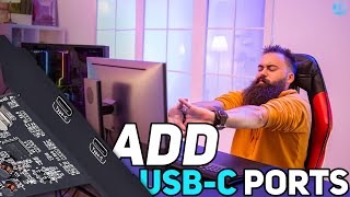 HOW TO ADD USBC PORTS TO YOUR COMPUTER [upl. by Pfister]