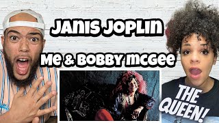 SHE DID IT AGAIN FIRST TIME HEARING Janis Joplin  Me And Bobby McGee REACTION [upl. by Gal965]