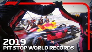 World Record F1 Pit Stops  Red Bull Racing Register The Fastest Pit Stop Three Times [upl. by Lehte]